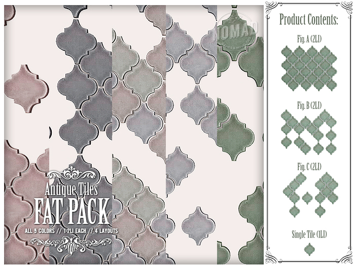 NOMAD // Antique Tiles // FATPACK
