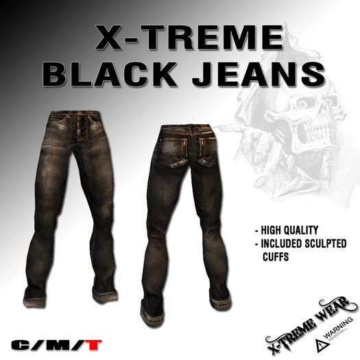 X-TREME Black Jeans