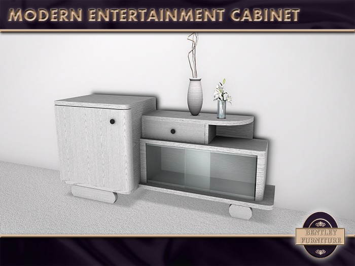 Modern Entertainment Cabinet - BOXED