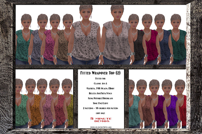 Fitted WrapOver Top  - DEMO