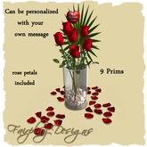 ~FDA~My Forever Love Simple Red Rose Bouquet