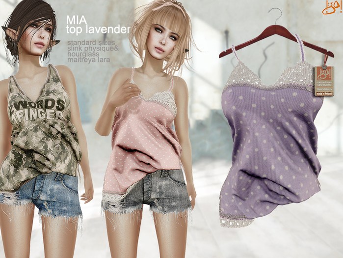!gO! Mia top - Lavender