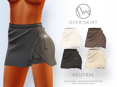 Second Life Marketplace - neve skirt - over neutral