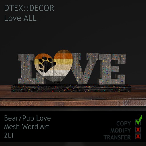 DTex::Decor - LoveALL - Bear/Pup Love