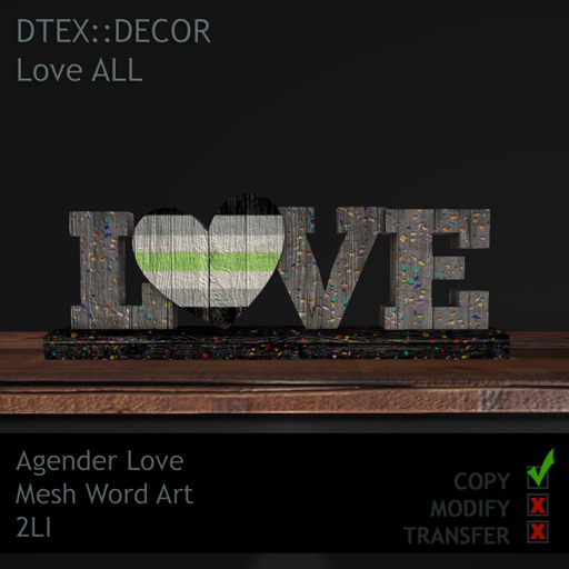 DTex::Decor - LoveALL - Agender Love