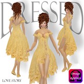 ::DBL:: Love Story Dress Daffodil & Omega Appliers SALE