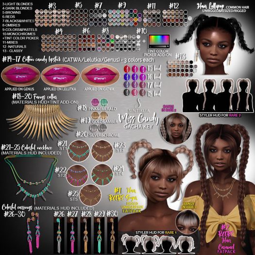#28 Sintiklia - Miss Candy - Colorful earrings st3