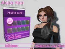 Aisha Hair With Hud Pastels