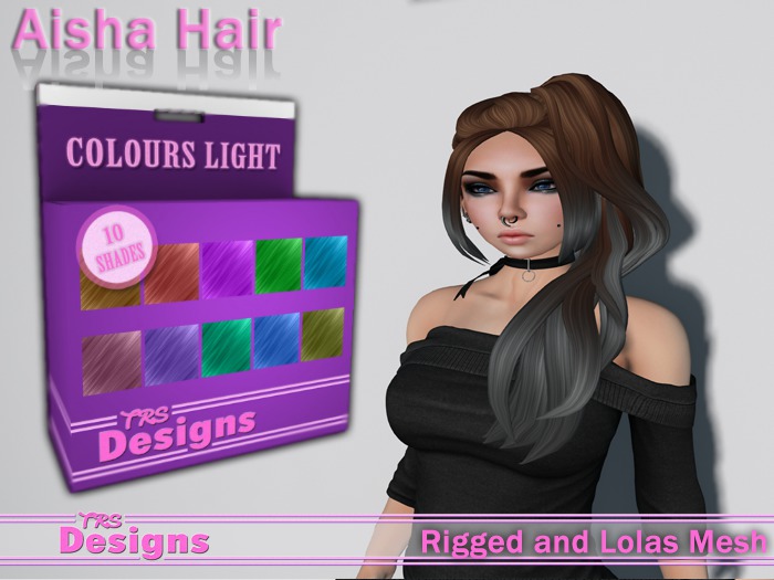 Aisha Hair With Hud Colours Light