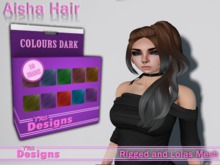 Aisha Hair With Hud Colours Dark