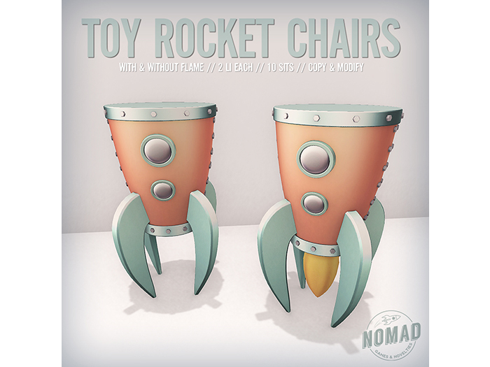 NOMAD // TOY ROCKET CHAIRS SET B