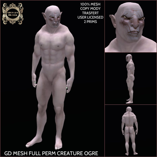 GD MESH FULL PERM CREATURE OGRE