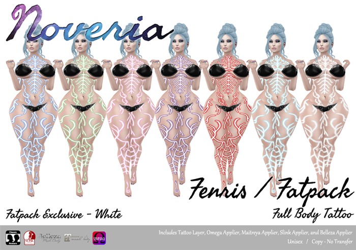 Noveria - Fenris Tattoo Fatpack - Click To Unpack