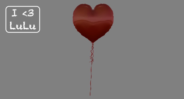 I<3LuLu Heart Balloon