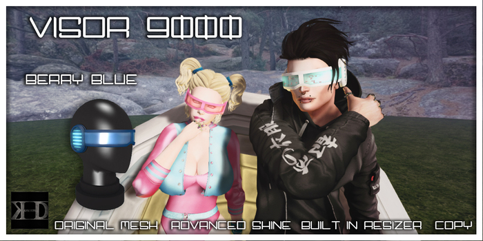 .::KHD::. Visor 9000: Berry Blue [BOX]