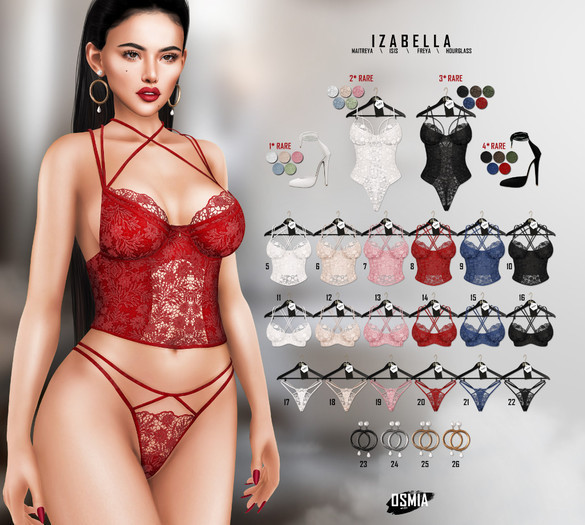 OSMIA - Izabella.Corset - Freya - Beige
