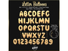 Letterballonsgold