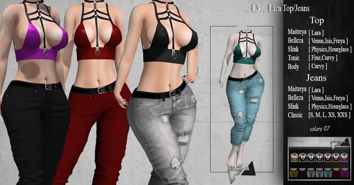 ..::L3::.. Liza Top/Jeans