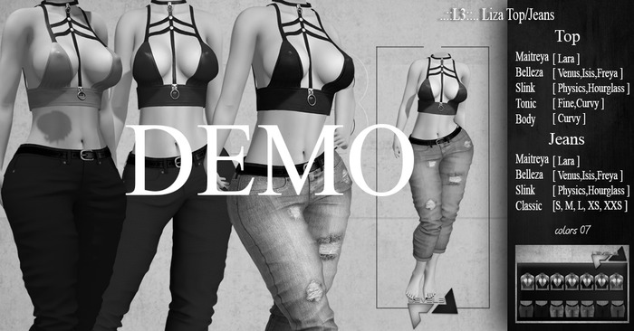  ..::L3::.. DEMO Liza Top/Jeans