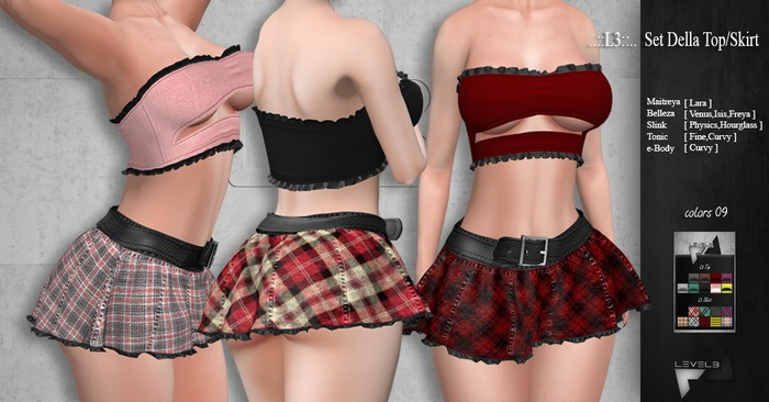 ..::L3::.. Set Della Top/Skirt 