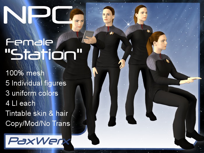 PaxWerx - NPC Female Station - Fatpack