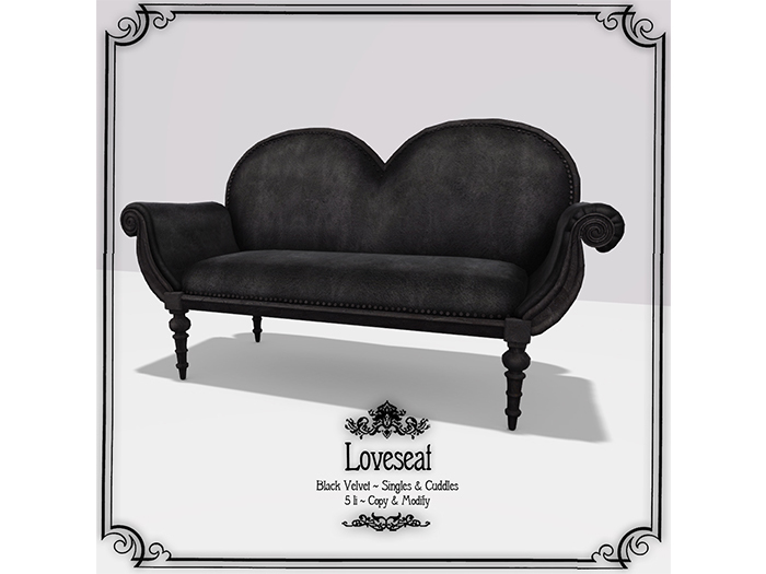 NOMAD // LOVESEAT // BLACK (DISCOUNTED)