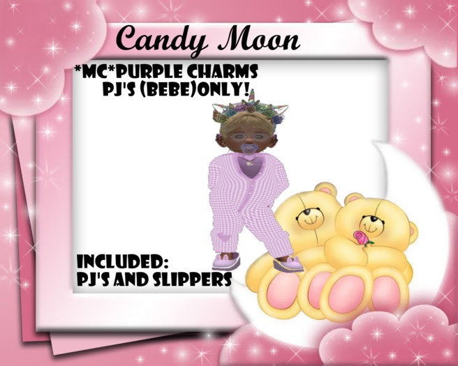*MC*Purple Charms PJ'S (BeBe)