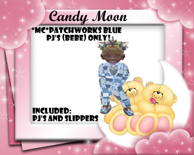 *MC*Patchworks Blue  PJ'S (BeBe)