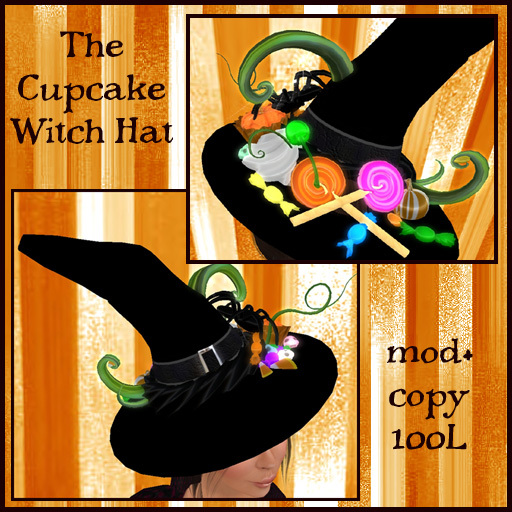 Halloween Cupcake Witch Hat