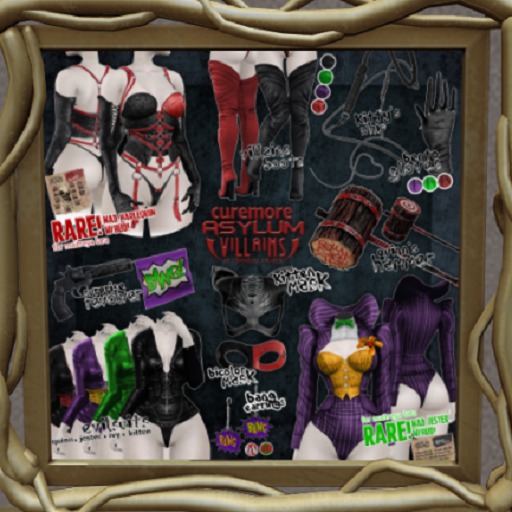 CUREMORE / AsylumVillains /  Short Gloves /  Jester