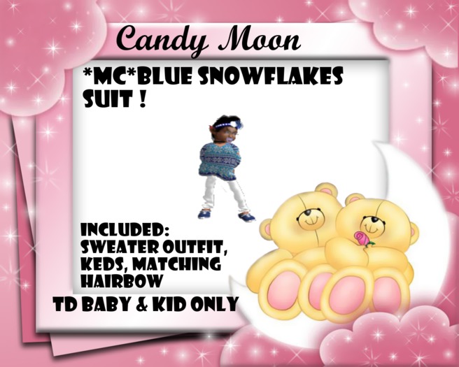 *MC*Blue Snowflakes Suit,49