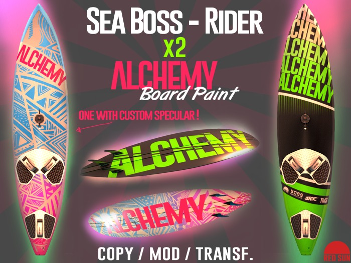 SeaBoss Rider - ALCHEMY Board Paints - REDSUN