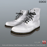*COCO*_Lace-UpAnkleBoots_White