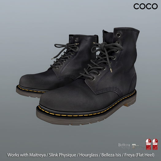 *COCO*_Lace-UpAnkleBoots_Black