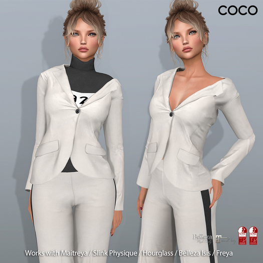 *COCO*_BlazerWithTurtleneck_Ivory