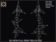 GD MESH FULL PERM TRELLIS DISCO