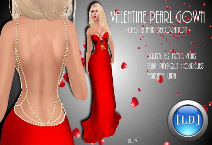 [LD] Valentine Pearl Gown