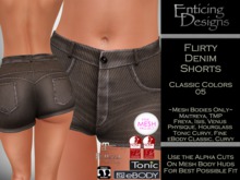 *ED MBO Flirty Denim Shorts - Classic Colors - 5