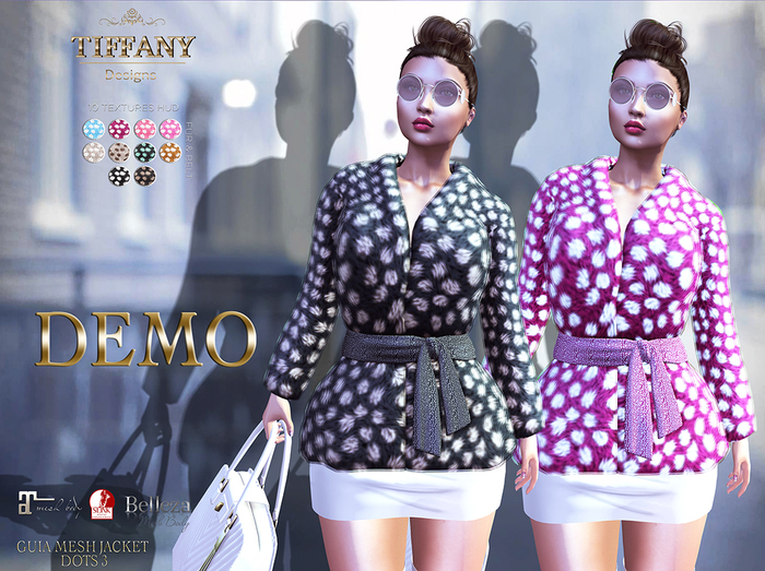 :TD: Guia Plush Jacket - Dots 3 DEMO