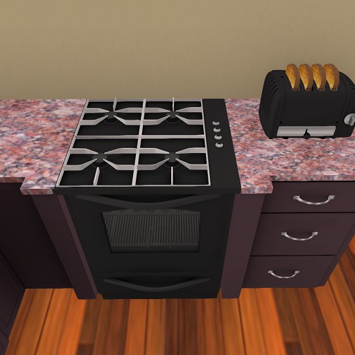 ~TCD~ Country Kitchen Stove Black