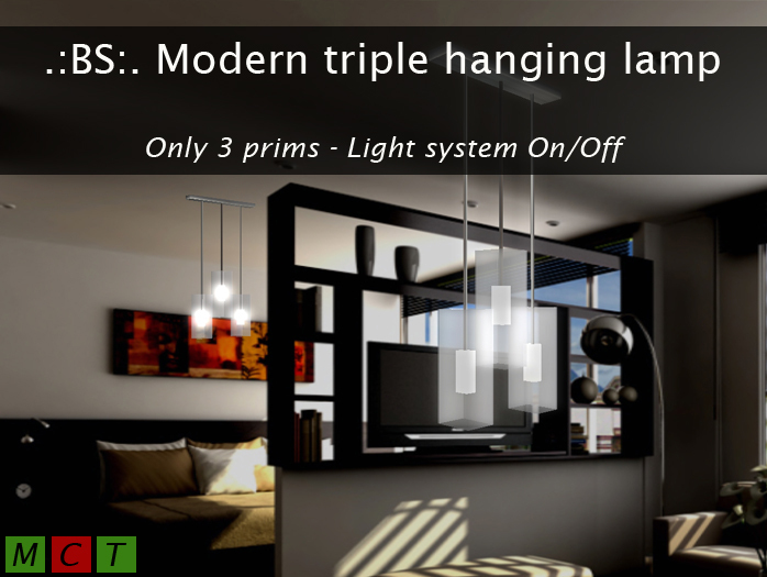 .:BS:. Modern triple hanging lamp