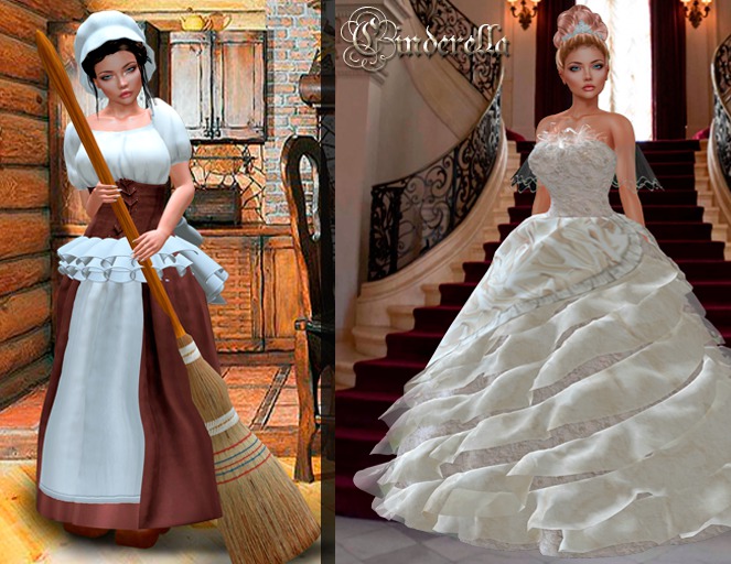 InStyle-Fatpack Cinderella -2 in 1 -(Maitreya ,Slink ,Belleza.)