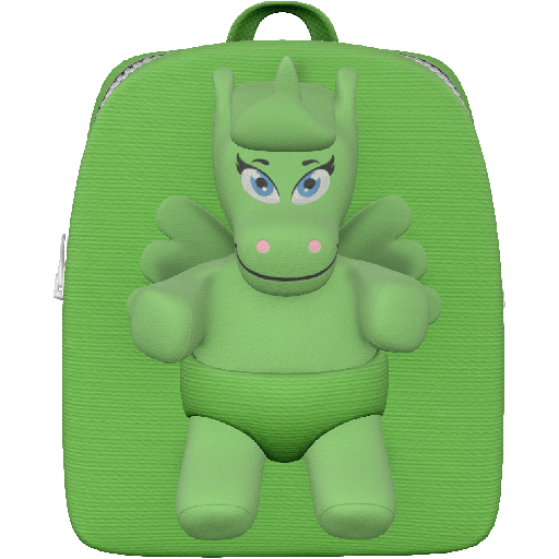 !PCP :: Unicorn Backpack [Lime Green]