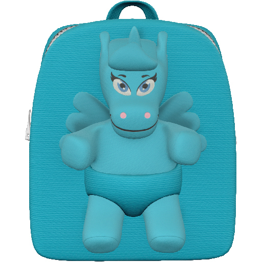 !PCP :: Unicorn Backpack [Turquoise Blue]