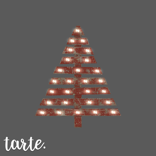 tarte. pallet tree (red)