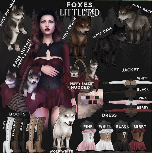 Foxes - Little Red - Jacket - White