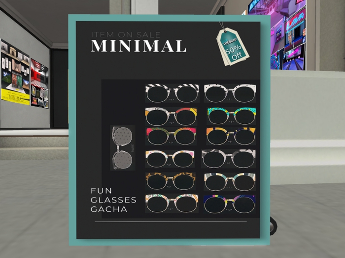 MINIMAL - Fun Glasses *9*