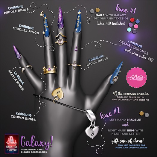 Astralia - Galaxy! (Piercings Gold) Common