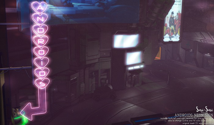 Sari-Sari - ANDROIDS Neon Sign