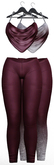 Seniha. Kamy Set // Burgundy